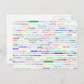 Jacob Text Design II Briefkaart (Voorkant / Achterkant)