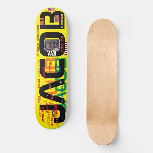 JACOB VAN 2 8 1/4" Skateboard Deck (Voorkant)