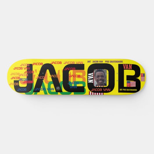 JACOB VAN 2 8 1/4" Skateboard Deck (Horizontaal)