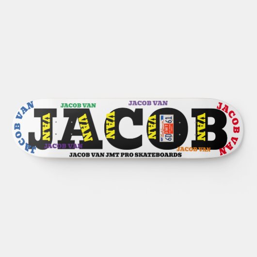 JACOB VAN 8 1/4" Skateboard Deck (Horizontaal)