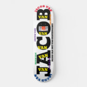 JACOB VAN 8 1/4" Skateboard Deck (Voorkant)