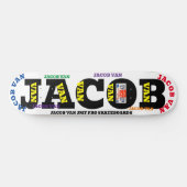 JACOB VAN 8 1/4" Skateboarddek Persoonlijk Skateboard (Horizontaal)