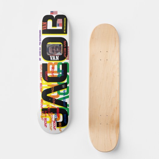 JACOB VAN JMT 7 3/4" Skateboard Deck (Voorkant)