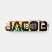 JACOB VAN JMT 7 3/4" Skateboarddek Persoonlijk Skateboard (Horizontaal)