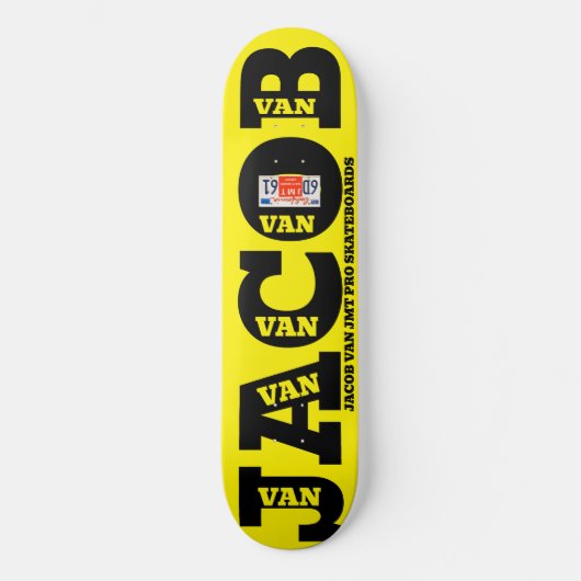 JACOB VAN JMT 8 1/4" Skateboard Deck (Voorkant)