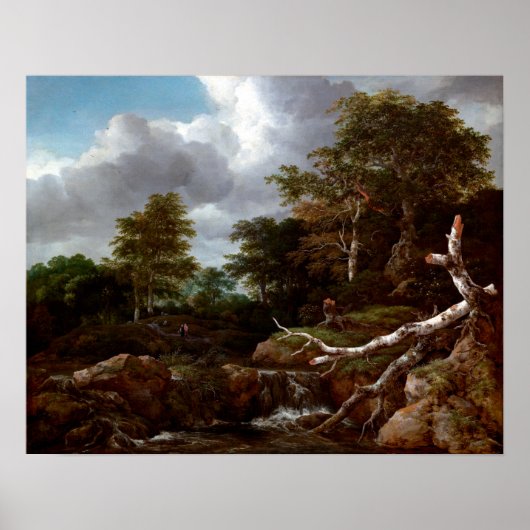 Jacob van Ruisdael Forest Scene Poster (Voorkant)