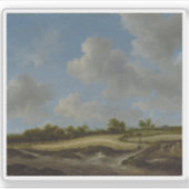 Jacob van Ruisdael - Landschap met een Korenveld Sticker (Voorkant)