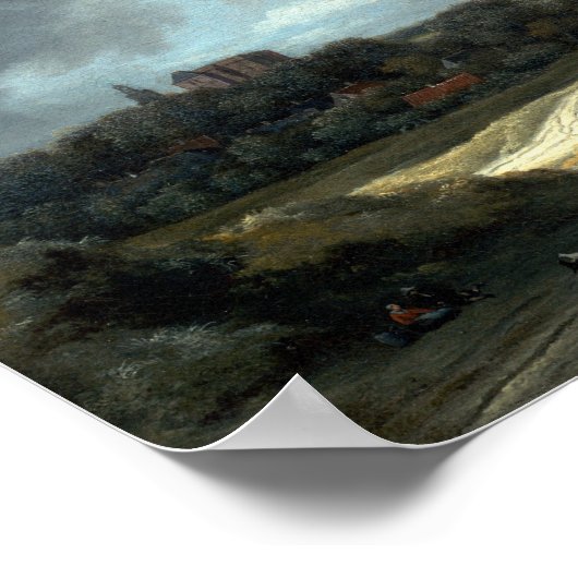 Jacob van Ruisdael Uitzicht van Alkmaar Poster (Hoek)