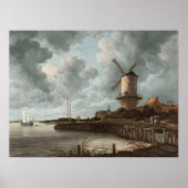 Jacob van Ruisdael Windmill bij Wijk bij Duurstede Poster (Voorkant)