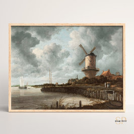 Jacob van Ruisdael Windmill bij Wijk bij Duurstede Poster