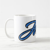 Jacob Vorname Name blue Tasse Kaffeetasse Koffiemok (Links)