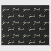 Jacob Vorname Name edles Geschenkpapier Papier (Vlak)