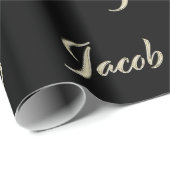 Jacob Vorname Name edles Geschenkpapier Papier (Rol Hoek)