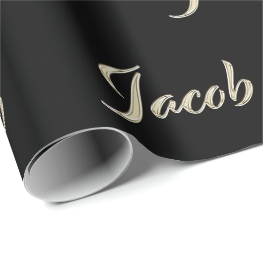 Jacob Vorname Name edles Geschenkpapier Papier (Rol Hoek)
