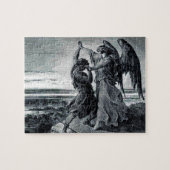 Jacob Wrestles with the Angel (Gen. 32:24-32) Legpuzzel (Horizontaal)