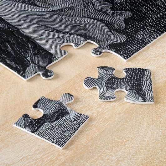 Jacob Wrestles with the Angel (Gen. 32:24-32) Legpuzzel (Zijkant)