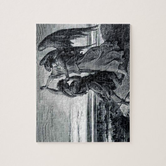 Jacob Wrestles with the Angel (Gen. 32:24-32) Legpuzzel (Verticaal)