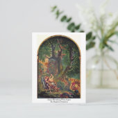 Jacob Wrestling with Angel van Eugene Delacroix Briefkaart (Staand voorkant)