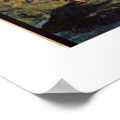 Jacob Wrestling with Angel van Eugene Delacroix Poster (Hoek)