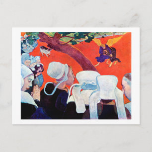 Jacob Wrestling with the Angel, Gauguin Briefkaart