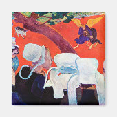 Jacob Wrestling with the Angel, Gauguin Magneet (Voorkant)