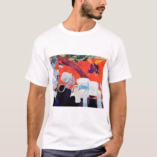 Jacob Wrestling with the Angel, Gauguin T-shirt (Voorkant)