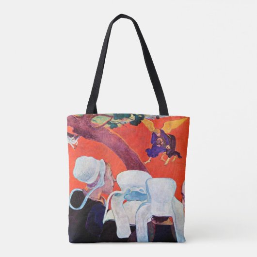 Jacob Wrestling with the Angel, Gauguin Tote Bag (Achterkant)
