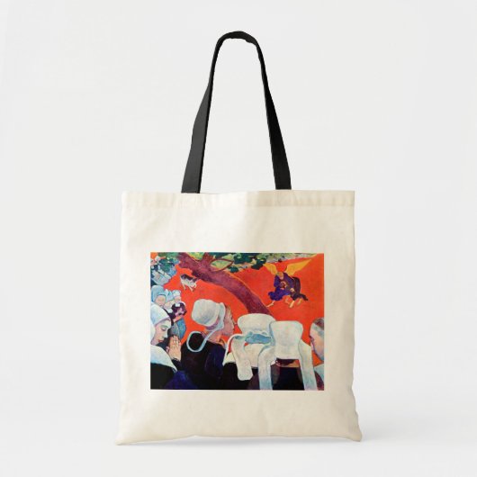 Jacob Wrestling with the Angel, Gauguin Tote Bag (Voorkant)