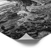 Jacob Wrestling with the Angel Gustave Dore 1855 Poster (Hoek)