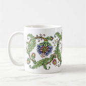 Jacobeaanse bloemenmok koffiemok (Links)