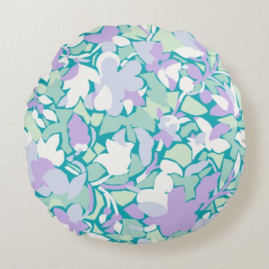 Jacobeaanse Collage Rond Kussen (Voorkant)