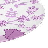 Jacobean Bloemen LG Patroon Pinks op Wit Snijplank (Hoek)