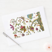 Jacobean Crewel Embroidery Tree of Life Rechthoekige Sticker (Envelop)