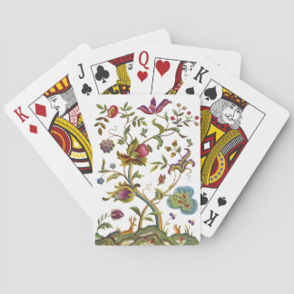 Jacobean Crewel Embroidery Tree of Life Speelkaarten