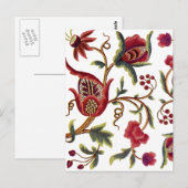 Jacobean Embroidery Briefkaart (Voorkant / Achterkant)