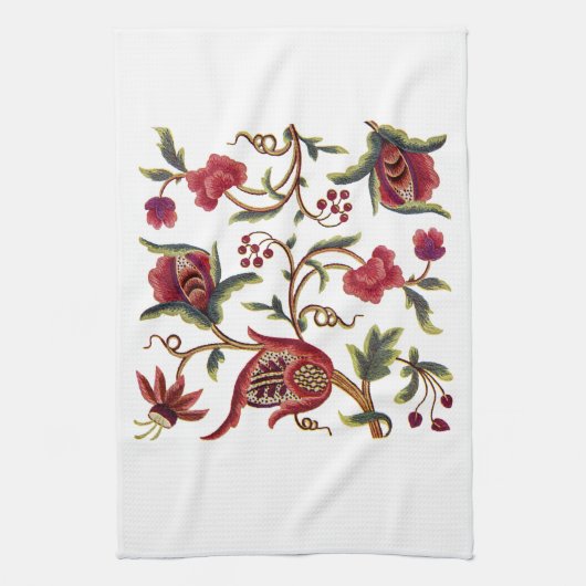 Jacobean Embroidery Theedoek (Verticaal)