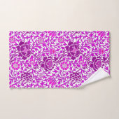 Jacobean Floral, Amethyst Paars en Lila Bad Handdoek (Handdoek)