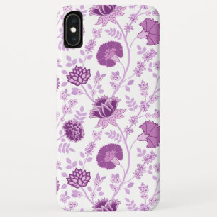 Jacobean Floral Big Pattern Pinks op wit Case-Mate iPhone Case
