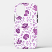 Jacobean Floral Big Pattern Pinks op wit Case-Mate iPhone Case (Achterkant)