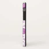 Jacobean Floral Big Pattern Pinks op wit Case-Mate iPhone Case (Achterkant/links)