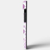 Jacobean Floral Big Pattern Pinks op wit Case-Mate iPhone Case (Achterkant / Links)