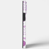 Jacobean Floral Big Pattern Pinks op wit Case-Mate iPhone Case (Achterkant / Rechts)