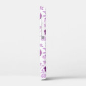 Jacobean Floral Big Pattern Pinks op wit Case-Mate iPhone Case (Achterkant / Links)