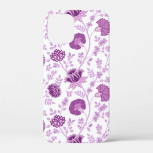 Jacobean Floral Big Pattern Pinks op wit Case-Mate iPhone Case