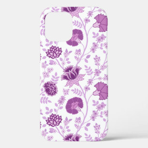 Jacobean Floral Big Pattern Pinks op wit Case-Mate iPhone Case