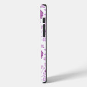 Jacobean Floral Big Pattern Pinks op wit Case-Mate iPhone Case (Achterkant / Links)