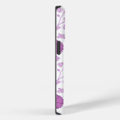 Jacobean Floral Big Pattern Pinks op wit Case-Mate iPhone Case (Achterkant / Rechts)