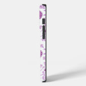 Jacobean Floral Big Pattern Pinks op wit Case-Mate iPhone Case (Achterkant / Links)