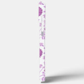 Jacobean Floral Big Pattern Pinks op wit Case-Mate iPhone Case (Achterkant / Links)