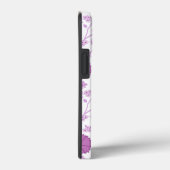 Jacobean Floral Big Pattern Pinks op wit Case-Mate iPhone Case (Achterkant / Rechts)